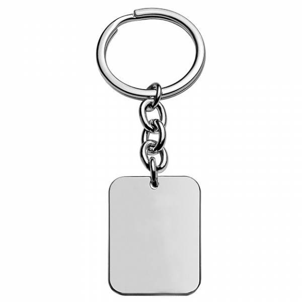 Porta chaves HASSU em aço - chapa retangular - Prateado - Ourivesaria  Clássica