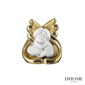 Bibelot Anjo com Coração — DHOME Silver Decor