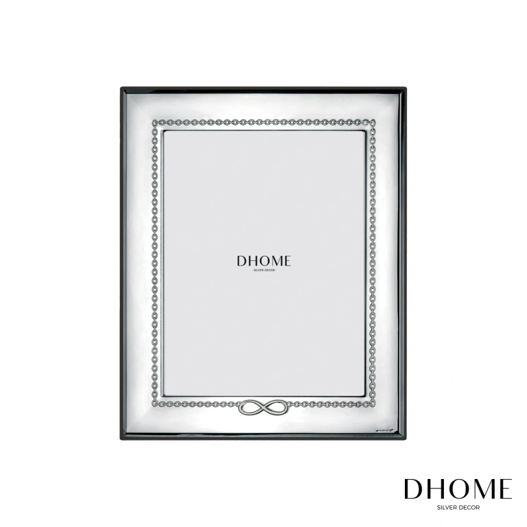 Moldura Infinito DHOME — Bilaminado Prateado 15x20cm